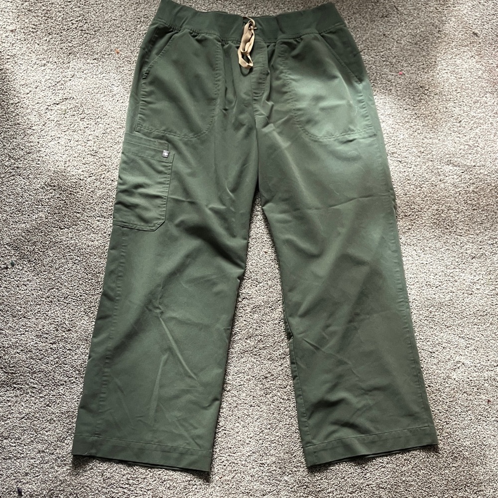 FIGS High waisted Wide Leg Scrub Pants